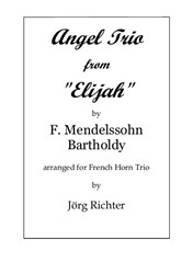 Angel Trio from Mendelssohn's 'Elijah' for French Horn Trio
