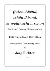 Good evening, good evening, it's already Christmas for Trombone Quartet